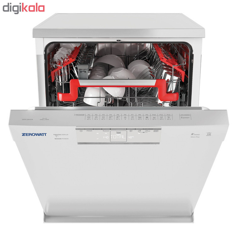 ماشین ظرفشویی زیرووات مدل ZDPN 1S641 سفید