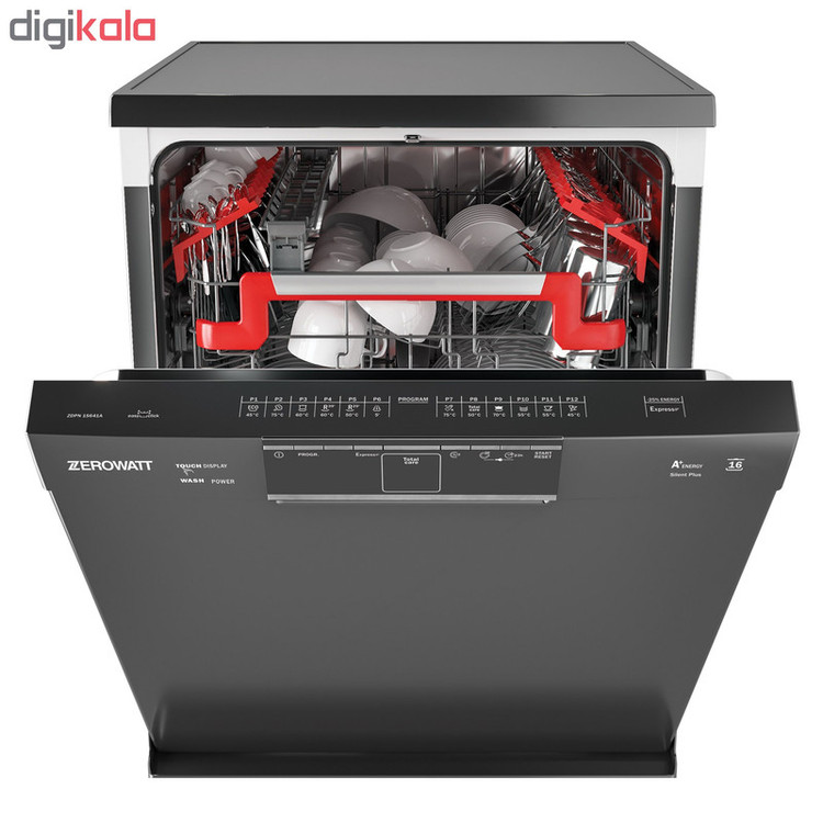 ماشین ظرفشویی زیرووات مدل ZDPN 1S641 سیلور