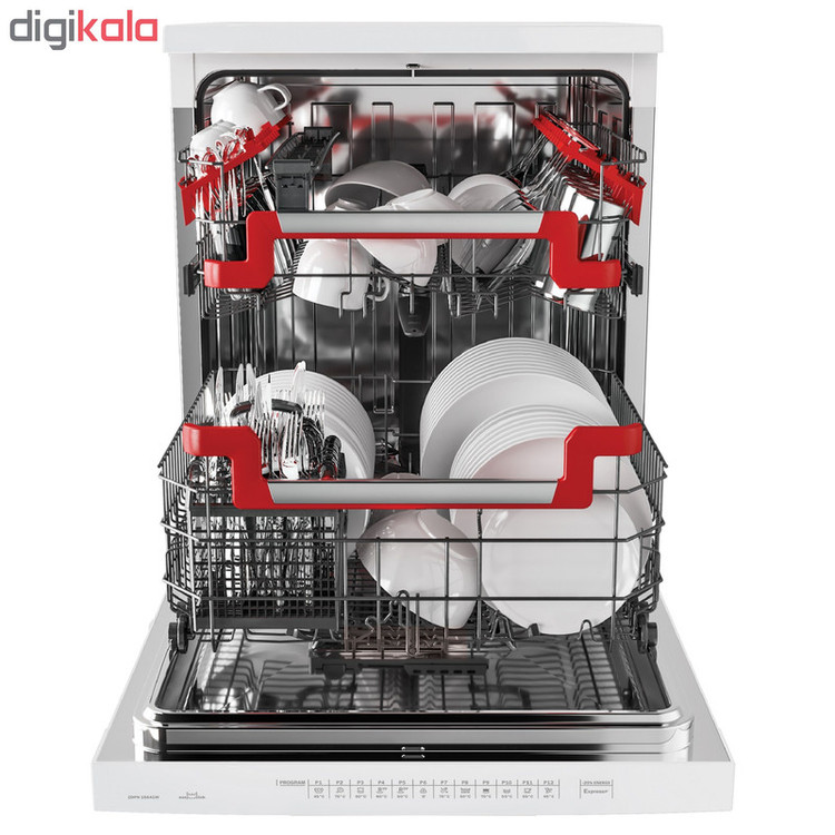 ماشین ظرفشویی زیرووات مدل ZDPN 1S641 سیلور