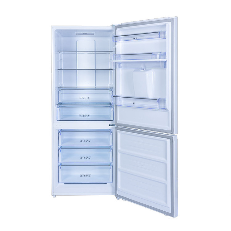 یخچال و فریزر طرح فریزر پایین 20 فوت ایکس ویژن مدل HB470-SI سیلور