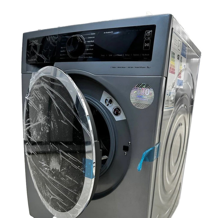 ماشین لباسشویی 8 کیلوگرم اتوماتیک دوو مدل LM-861SB نقره ای