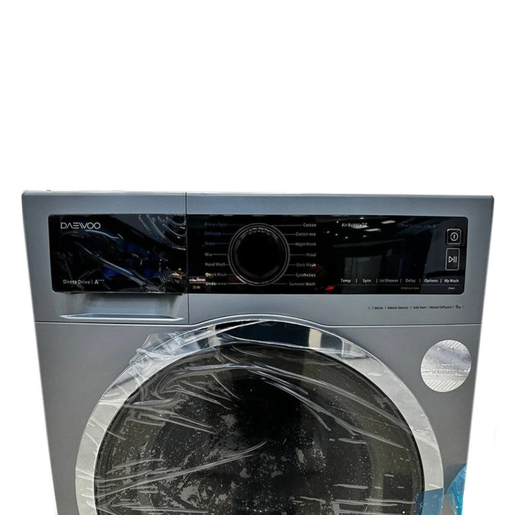 ماشین لباسشویی 8 کیلوگرم اتوماتیک دوو مدل LM-861SB نقره ای